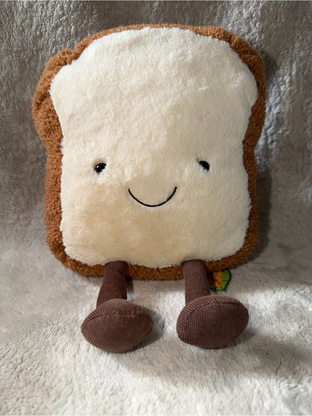 NWT Jellycat London Amuseables TOAST Medium 11”-12” Authentic And Retired
